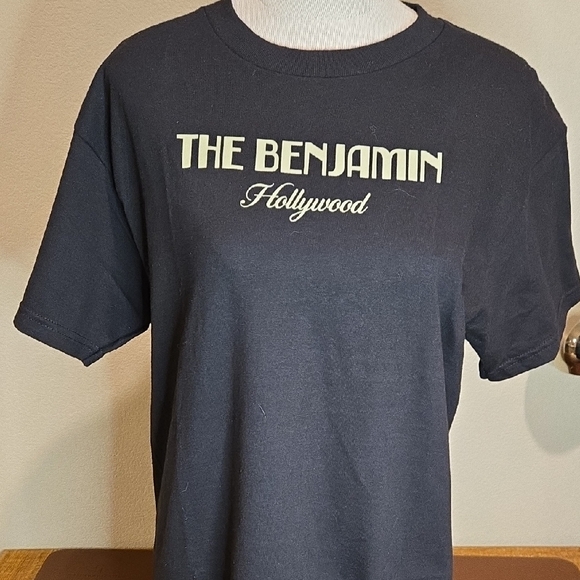 The Hundreds Other - The Hundreds The Benjamin Hollywood Black Tee with‎ White Print